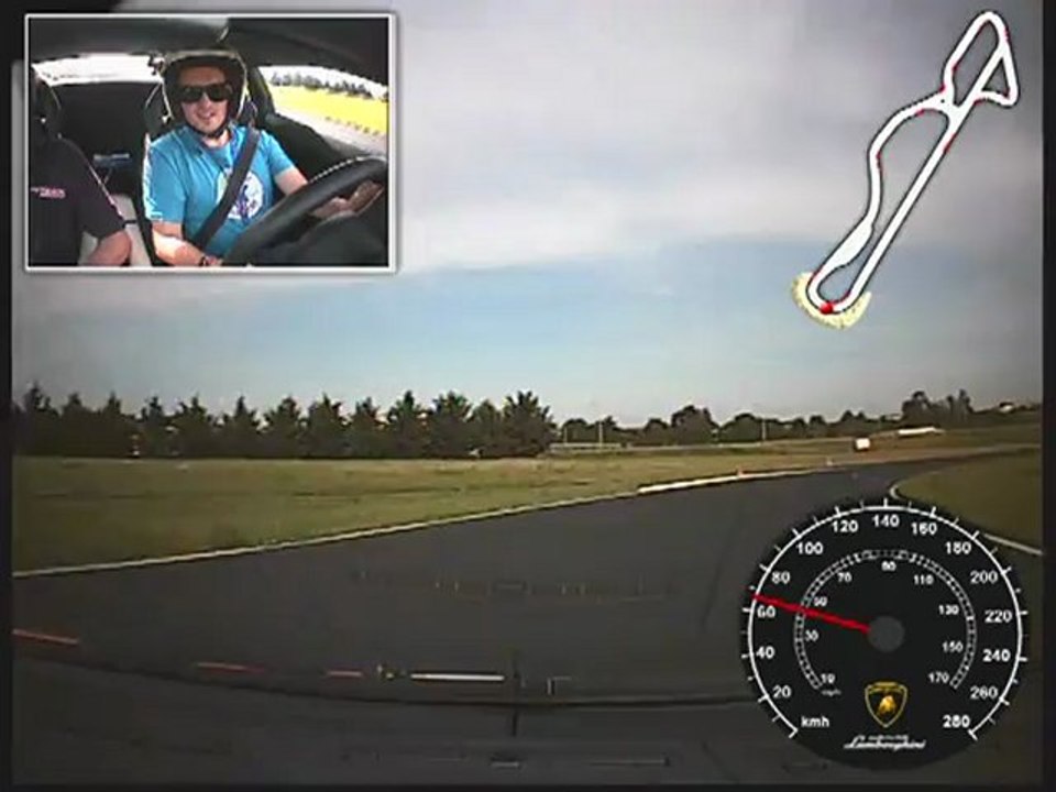 circuit d'Issoire en Lamborghini Gallardo