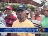 Jubilados petroleros en el Zulia exigen a PDVSA el pago de pensiones