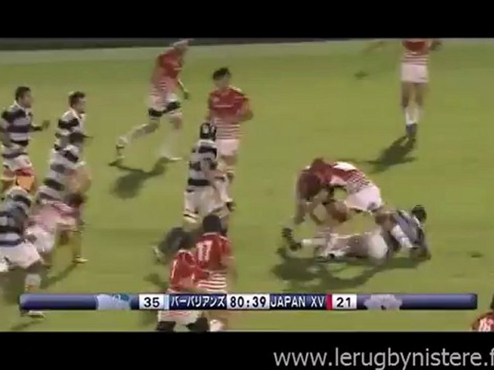 Benjamin Lapeyre brille avec les Barbarians français