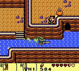 Zelda : Link's Awakening DX [6] Comme un poisson dans le désert