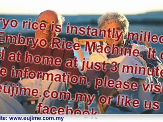 How embryo rice can benefit the middle aged and the elderly?