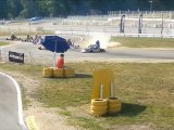 Crash Départ Karting Valence, KZ125 Régional séries