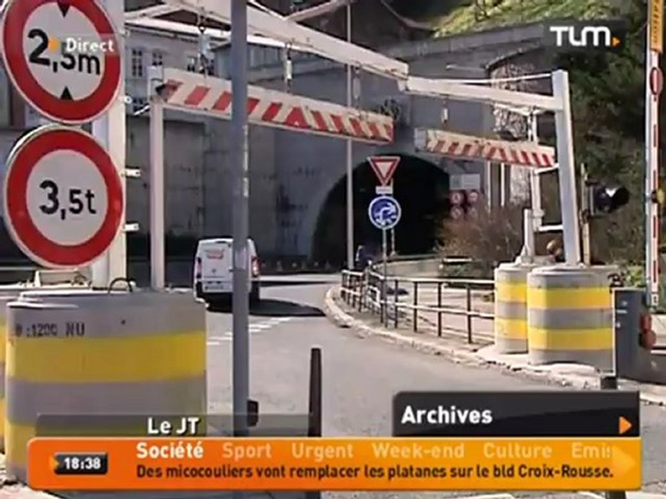 Les travaux du tunnel de la Croix-Rousse ralentis
