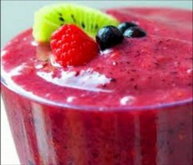 Smoothie de frutas para perder kilos