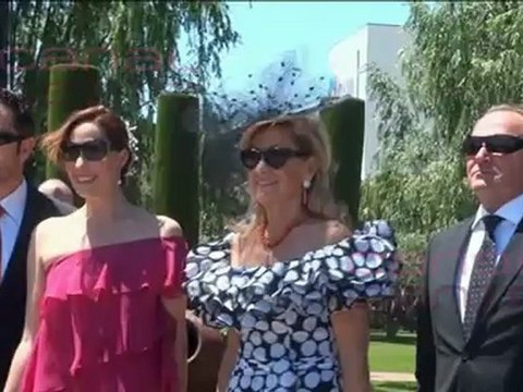 Chayo Mohedano y Rosa en la boda de Tamara Gorro