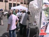 Napoli - La raccolta di firme a piazza Nazionale contro l'Imu sulla prima casa (25.06.12)