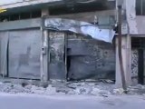 Syria فري برس  حمص اثار الدمار والقصف العشوائي على منازل المدنيين في حي الخالدية بحمص 24 6 2012 Homs