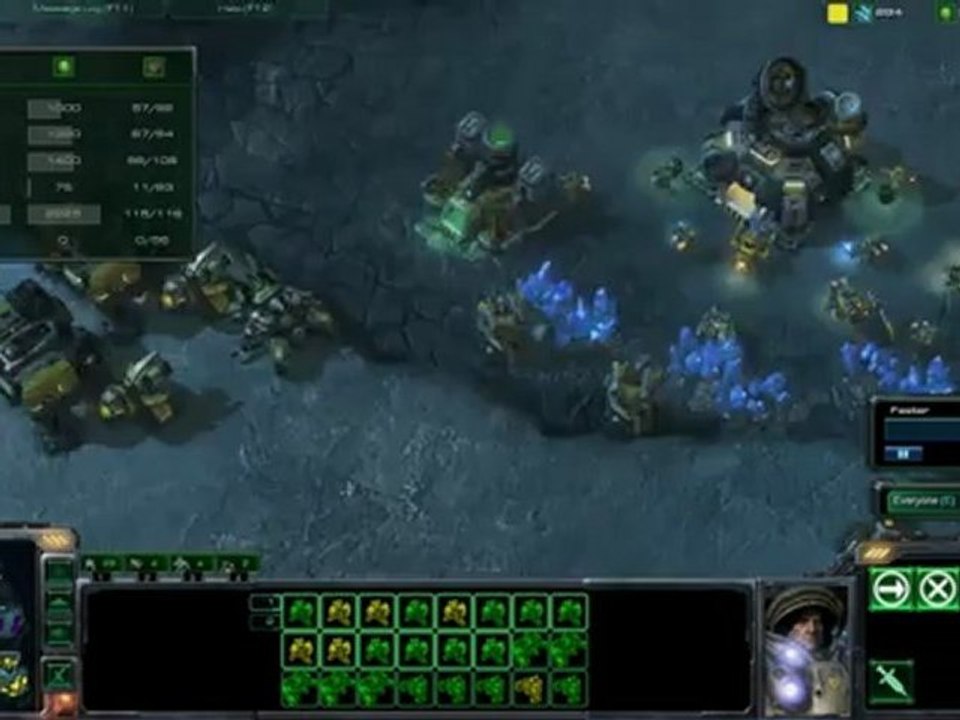 Stalin's Starcraft II Battle Report #36 (3 vs 3 Monolith Ridge)