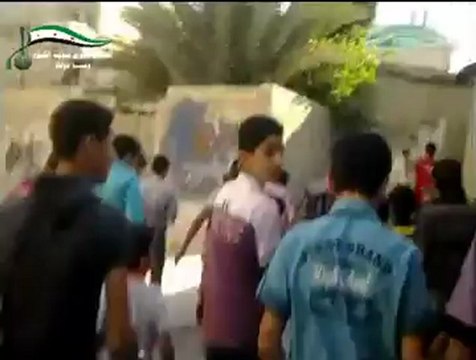 Syria فري برس ريف دمشق الكسوة المحتلة مظاهرة مسائية لأحرار الكسوة 25 6 2012 Damascus