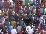 Syria فري برس درعا مظاهرة بلدة الطيبة نصرة لبصر الحرير 24 4 2012 Daraa