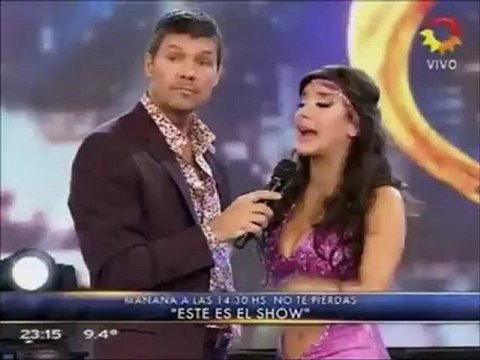 MORIA CASÁN Y ANDREA RINCÓN A LOS GRITOS EN BAILANDO 2012