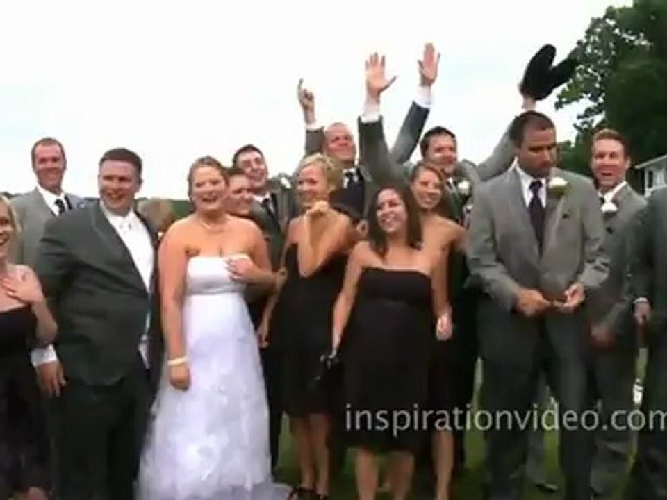 Wedding Party Falls into