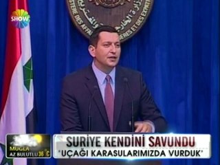 Suriye vurdukları Türk jeti için kendini savundu - 25 haziran 2012