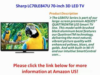 FOR SALE Sharp LC70LE847U 70-inch 3D LED TV