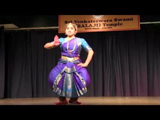 SRI VENKATESWARASWAMY TEMPLE:  DANCEFEST 2012: MADHAVI REDDI: FEATURED PRESENTATION: PART 2