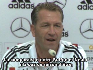 Köpke : "Neuer et Buffon sont incomparables"