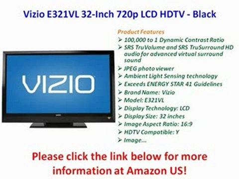 BEST BUY Vizio E321VL 32-Inch 720p LCD HDTV Black