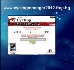 Pro Cycling Manager tour de France 2012 Keygen + Crack