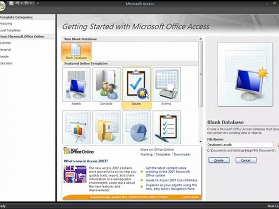 دليل الكمبيوتر - أسطوانة شرح وتعليم اكسيس 2007