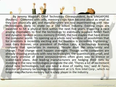 Micron Associate Pushing the PRAM: when chips just can't get any smaller