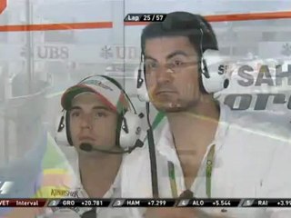 Jules Bianchi keeps his eyes on the most exciting F1 race in Valencia so far