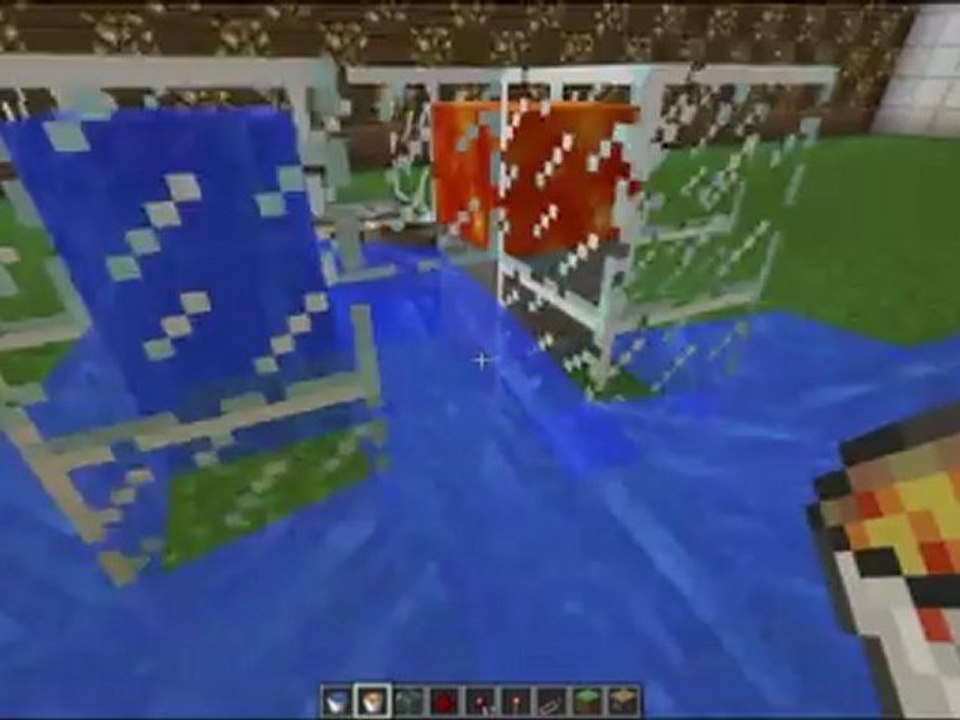 Tuto redstone Minecraft générateur de cobblestone infini N°5. part 1