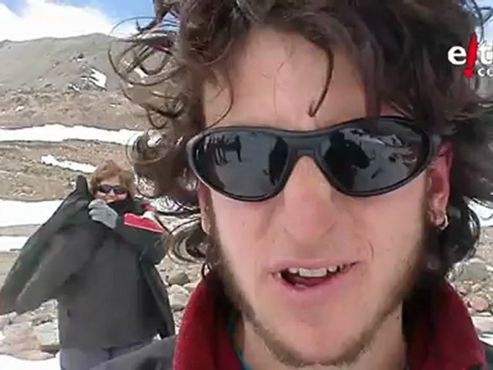 Merendola en las pistas de esquí. El Conquis, backstage