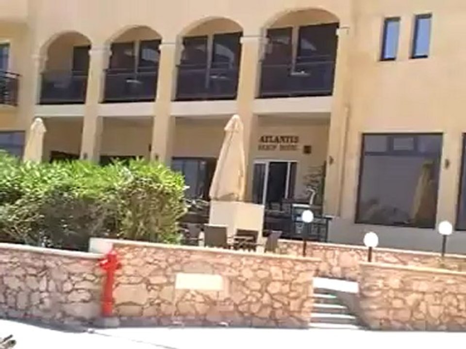 Kreta Hotel Atlantis Beach Rethymnon Film Video von aussen www.Fella.de