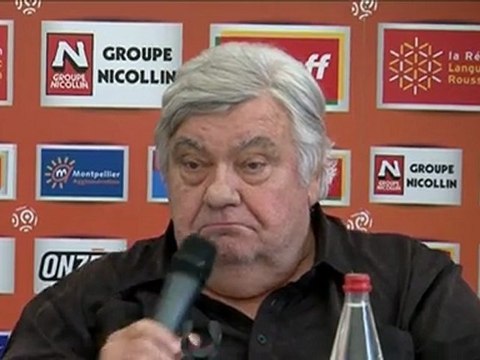 Point presse Louis Nicollin : reprise MHSC 2012/13