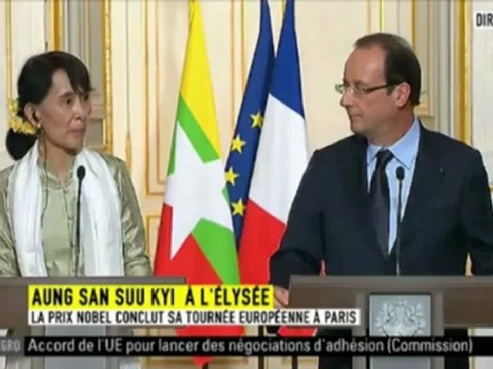 Aung San Suu Kyi : "Il faut aider les jeunes Birmans"