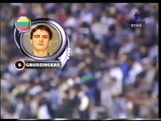 Lietuvos futbolo rinktinės startinė 11 prieš Argentiną '99