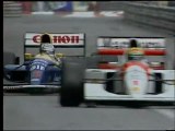 best F1 battle ever : Senna vs Mansell Monaco '92