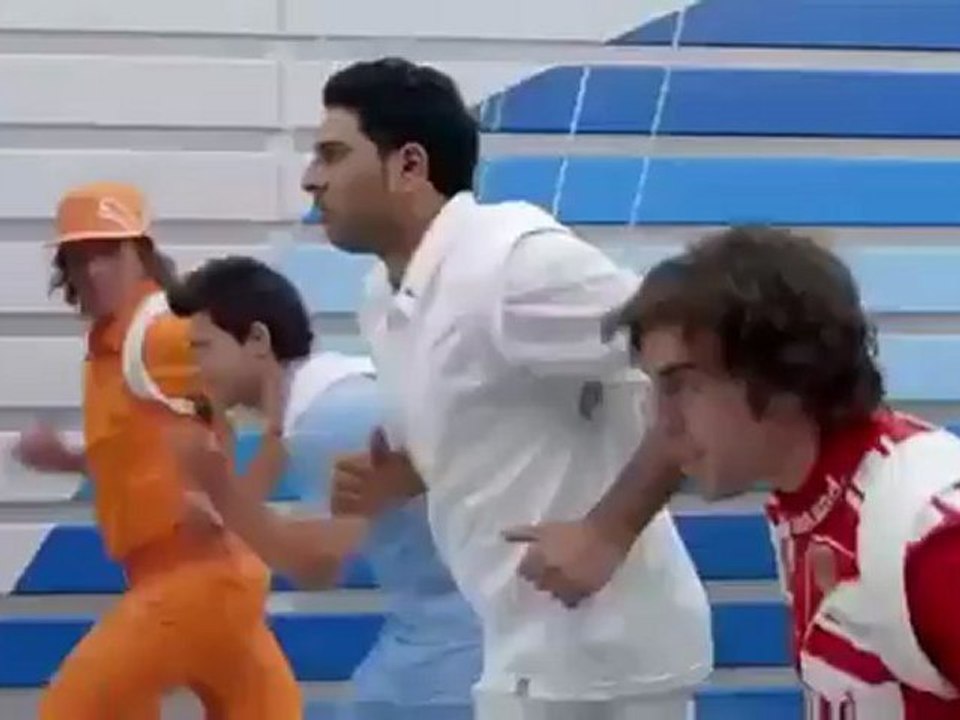 Üç sporcu, tek reklam