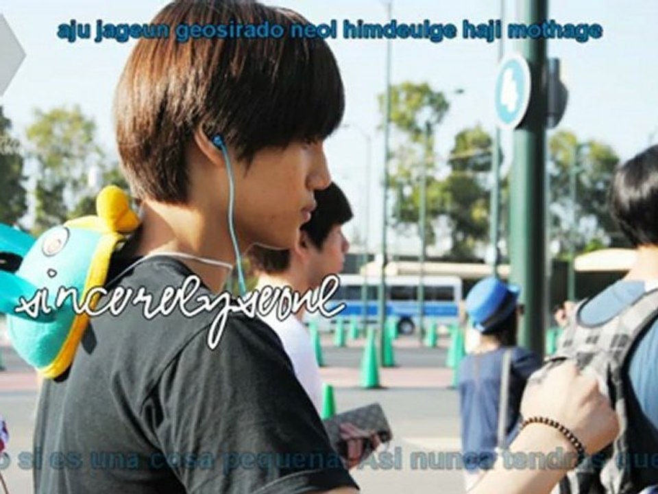 EXO K -  ANGEL (Into your World) [Sub Esp][Romanji] (Lyrics color Code)