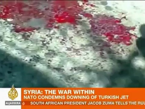 NATO condemns downing of Turkish jet