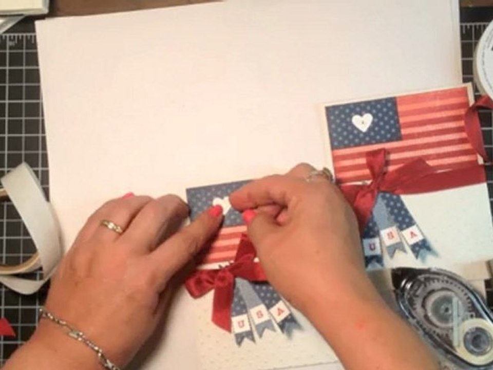 Stampin' Up! Video Tutorial - July 4th Card Idea