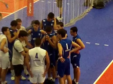 Ultimate 17 Blue Match 3 vs Brazil Minas Tenis Clube 17 Game 1 Ultimate Boys Volleyball Club At Great Lakes Center Pre-National Tournament 06-16-2012