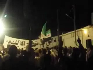 Syria فري برس ريف حلب دابق مظاهرة حاشدة   26 6 2012 Aleppo