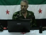 Syria فري برس ديرالزور أنشقاق المقدم حافظ جاد الكريم الفرج من سويداء 26 6 2012 Deirezzor