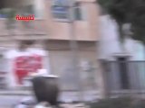 Syria فري برس حمص تلبيسة قصف ورصاص كثيف ودمار شارع الكرامة26 6 2012 Homs