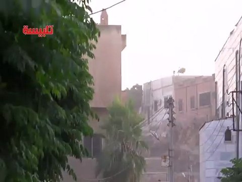 Syria فري برس حمص تلبيسة هام قصف شديد على القلعة والبريد 26 6 2012 Homs