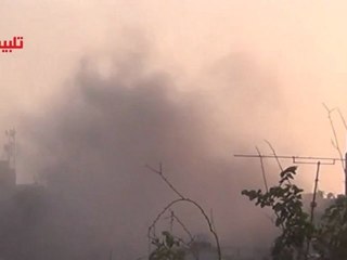 Syria فري برس  حمص تلبيسة قصف شديد بالمدفعية على القلعة 26 6 2012ج4 Homs