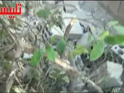 Syria فري برس حمص تلبيسة الدمار الذي خلفه القصف العشوائي 26 6 2012 ج1 Homs