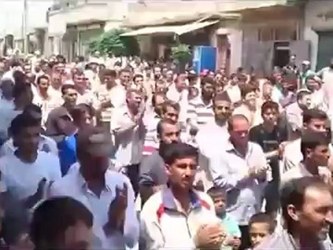 Syria فري برس ادلب كللي مظاهرة الثلاثاء 26 06 2012 Idlib