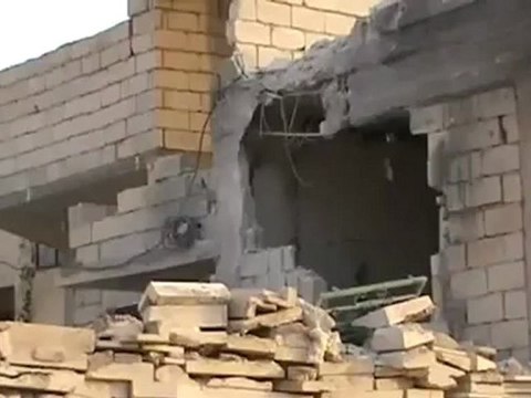 Syria فري برس حلب الاتـــــــــارب اثار القصف الصاروخي على المدينه 26 6 2012 ج2 Aleppo