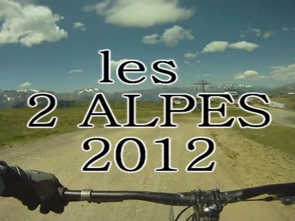 LES 2 ALPES 2012 DH les sapins