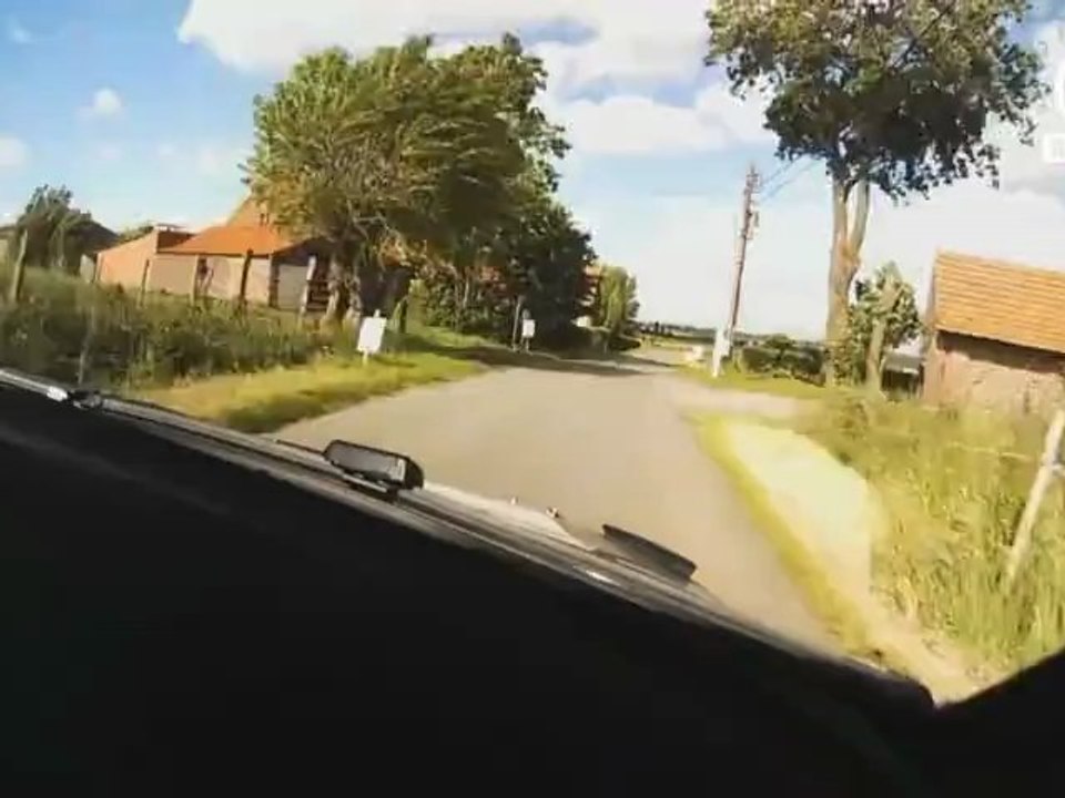 Avec Juho Hänninen au Ypres Rally 2012