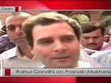 Rahul Gandhi on Pranab: We learn a lot from him always