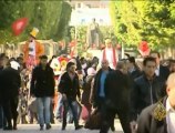 الإحتفال بالذكرى الأولى للثورة التونسية