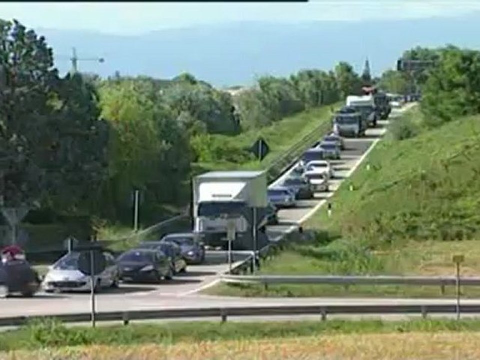 schianto in tangenziale